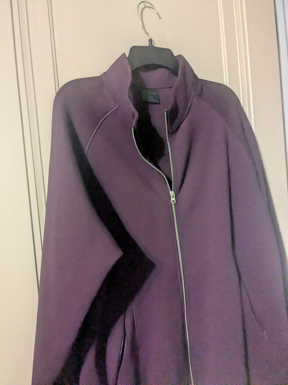 32 Degrees Plum Full-Zip Bomber Jacket
